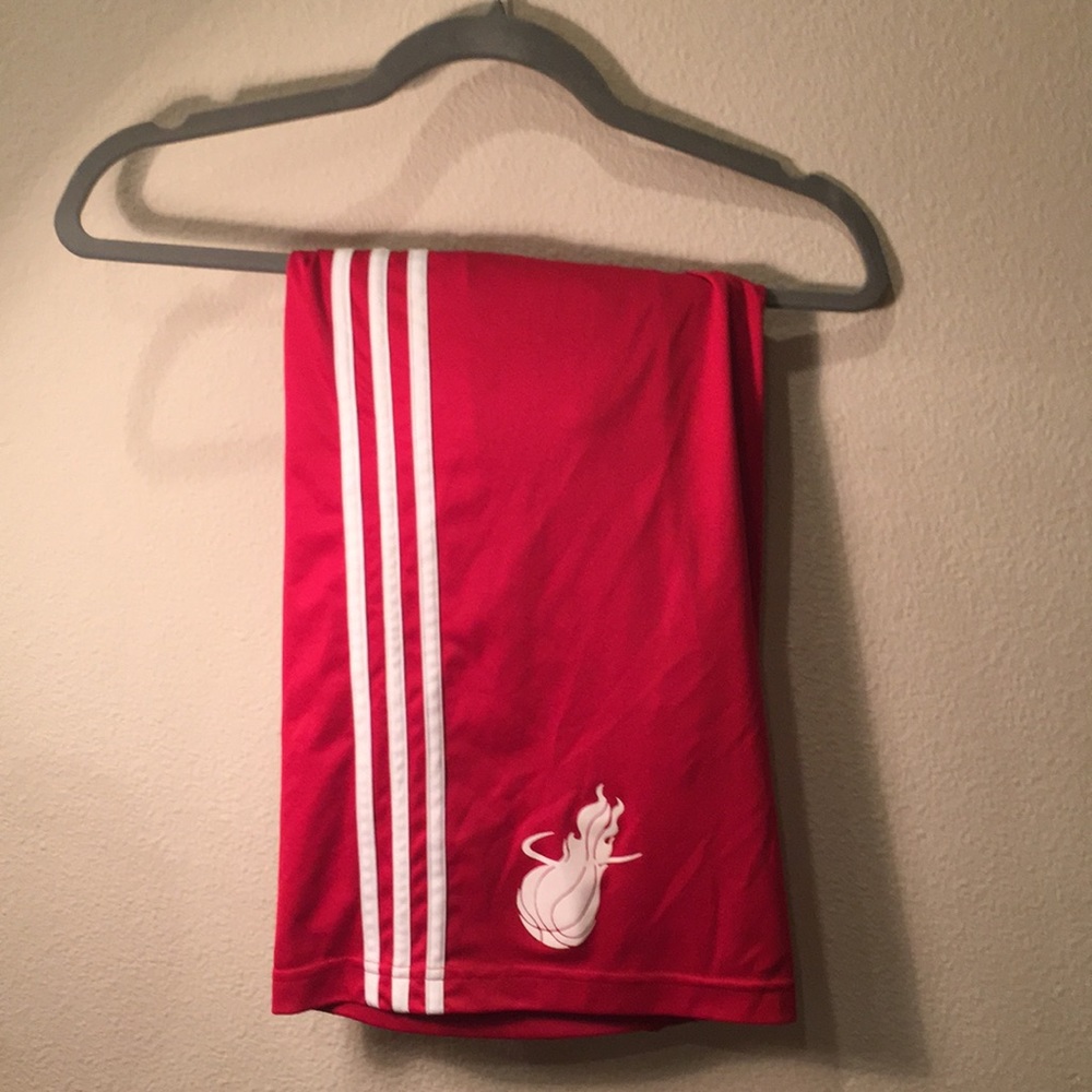 Adidas Red Athletic shorts